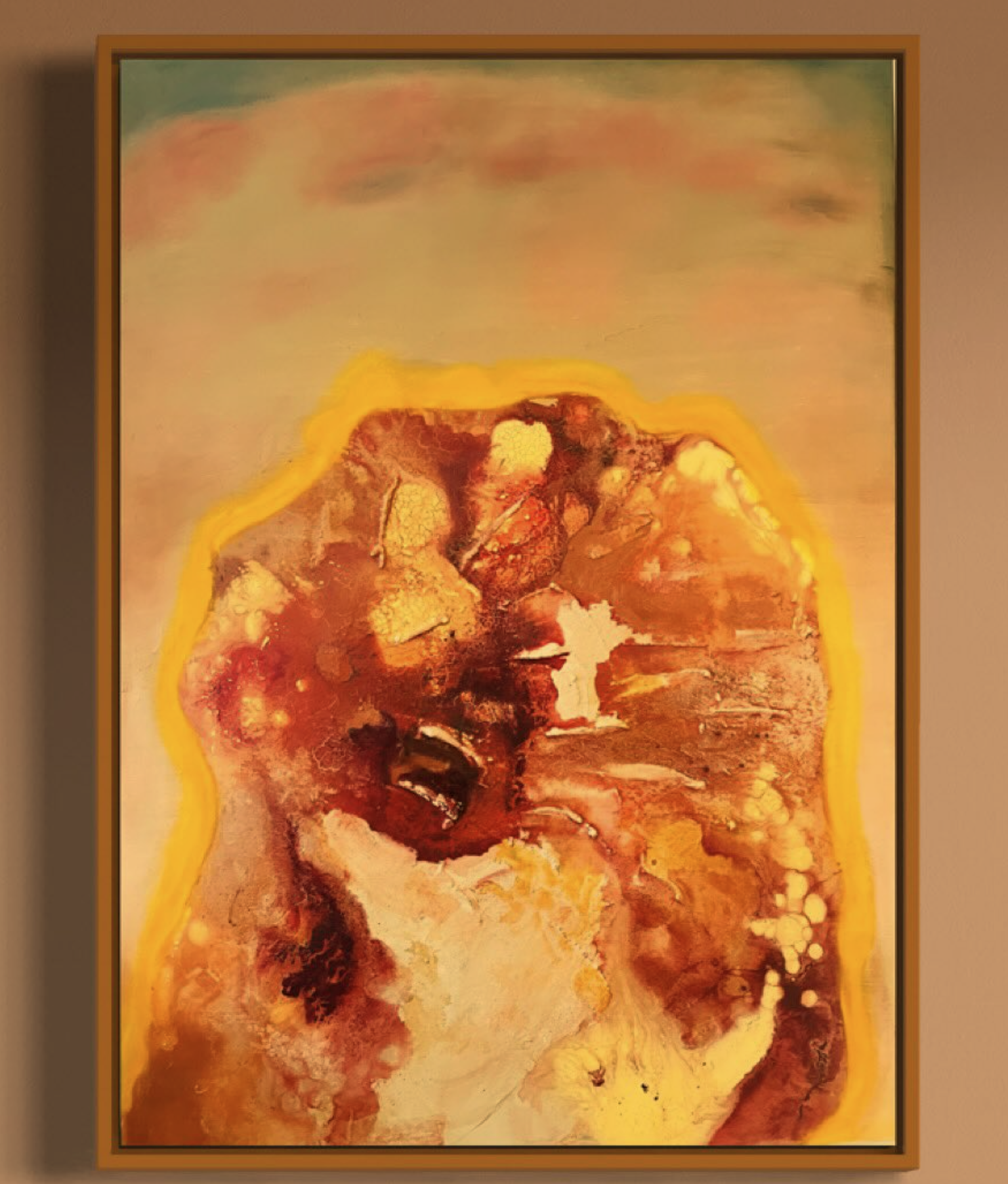 Abstract painting by Csilla Liptai