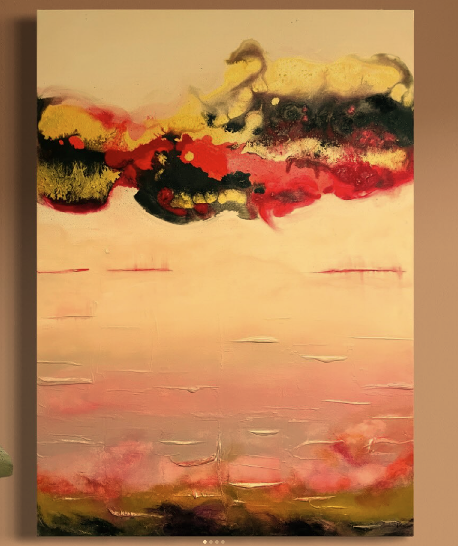Abstract painting by Csilla Liptai