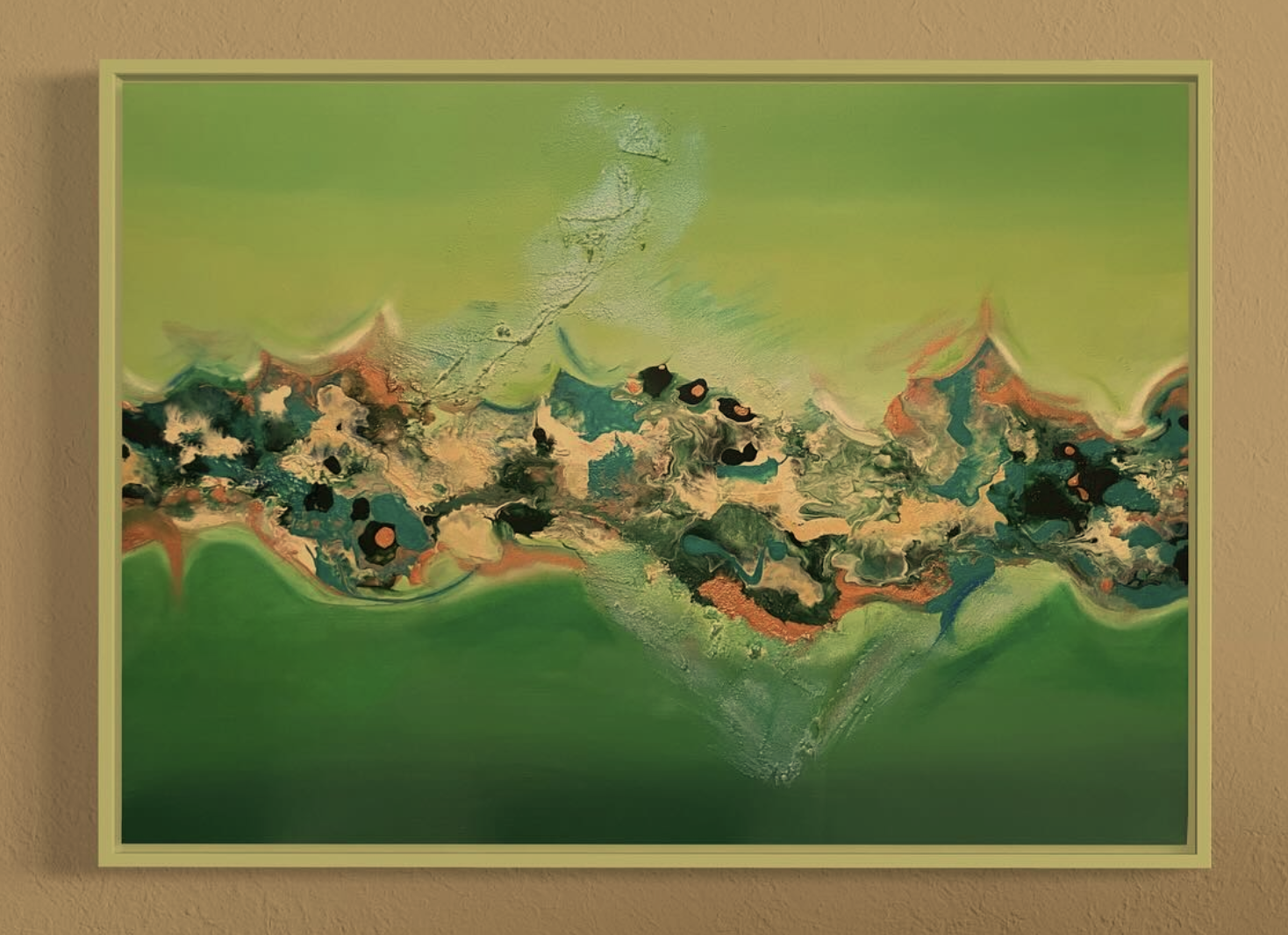 Abstract painting by Csilla Liptai