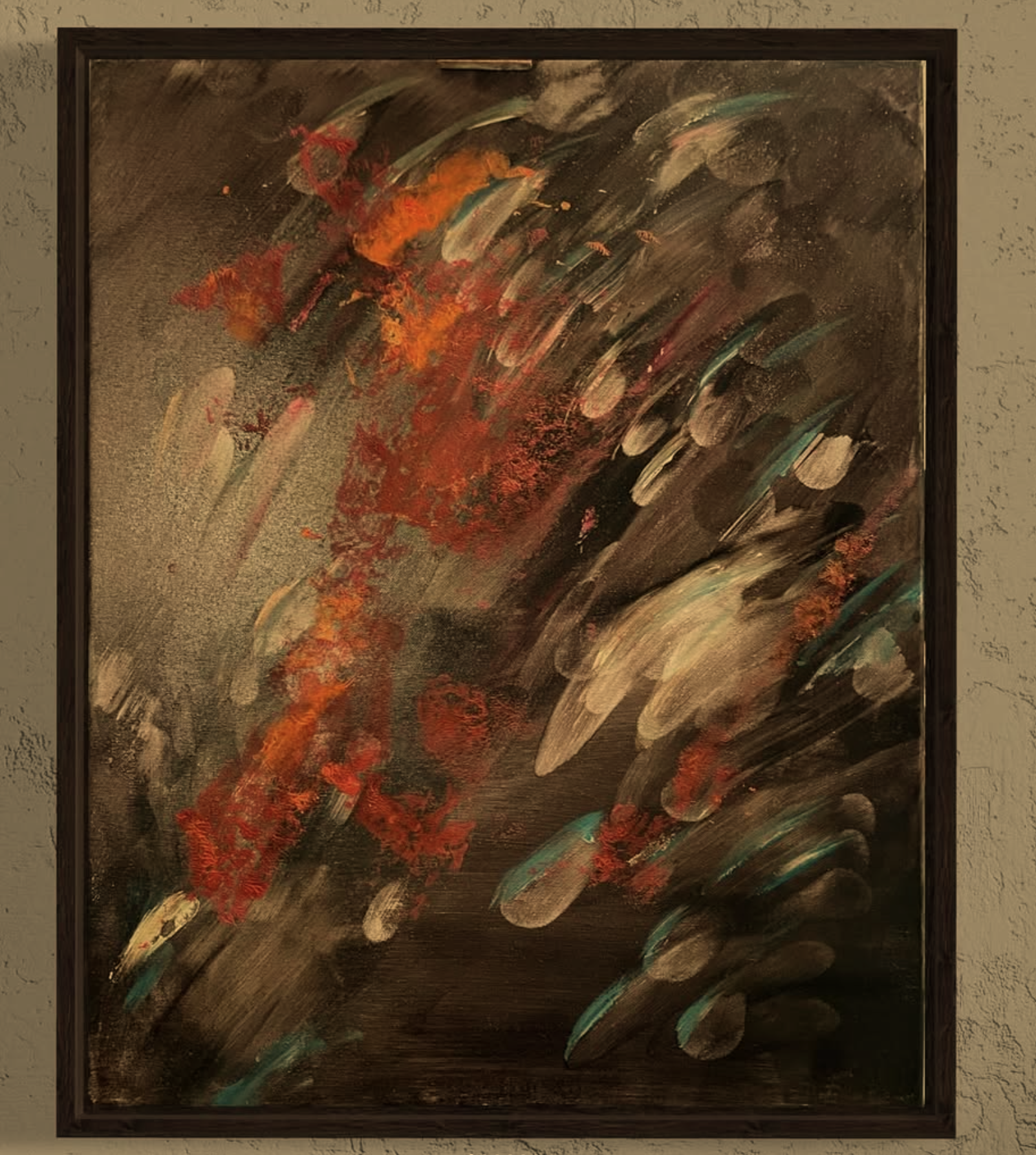 Abstract painting by Csilla Liptai